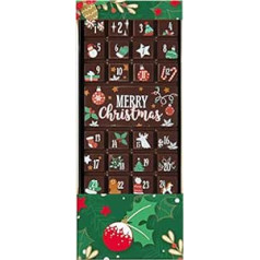 Weibler Confiserie Tafel Adventskalender klassisch Zartbitter 70 g