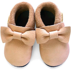Baobaby mīkstās zoles apavi zīdaiņiem — zīdaiņu apavi zēniem — zīdaiņu apavi meitenēm — IVN sertificēti dabīgās ādas jaundzimušo staigāšanas apavi Toddler rāpošanas apavi basām kājām čības