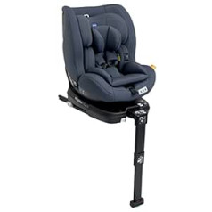 Chicco Seat3Fit i-Size bērnu sēdeklītis 0-25 kg (40-125 cm) Isofix 360° grozāms un nolaižams sēdeklis, grupa 0/1/2 bērniem no 0-7 gadiem ar samazinošu spilvenu, regulējamu galvas balstu ar sānu aizsardzību