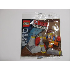 Pretestības gabals LEGO filmu komplekts 30280 ar Emmeta minifigūra no LEGO