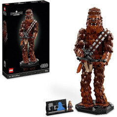 LEGO 75371 Star Wars Chewbacca Wookie figūriņa ar priekšgala spriegotāju, mini figūra un informācijas dēlis, Džedaju bruņinieku atgriešanās, modeļu komplekts pieaugušajiem, radoši vīrieši un sievietes