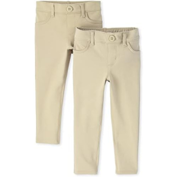 The Children's Place Baby-Mädchen Ponte Jeggings, Pack of Two Jeans