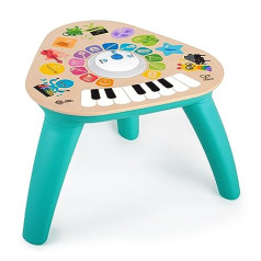 Baby Einstein, Hape, Clever Composer Tune Table Magic Touch Play galds, 22 mūzikas instrumenti, elektroniska koka mūzikas rotaļlieta, mūzikas kubs un maņu rotaļlieta, bērni no 6 mēn.