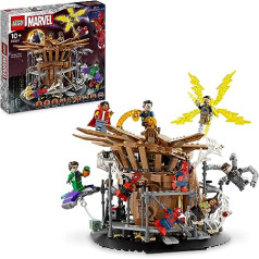 LEGO 76261 Marvel zirnekļcilvēku liela kāršu atklāšana, Zirnekļcilvēks: Nav ceļa uz mājām komplekts ar 3 Pītera Pārkera mini figūriņām, kā arī Zaļo Goblinu, Electro, Sandman, Nedu, Doktoru Streindžu un MJ Kolekcionāra modeli