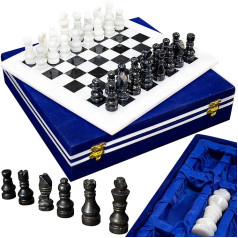 Marble Chessboard Chessboard Marble Elegant | Chessboard Made of Marble | Chessboard and Chessboard Professional Marble Chessboard with Coffin Chess Set