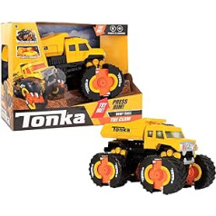 Tonka 6121 The Claw Lights and Sounds Dump Truck, Toy for Children, Kids Construction Toys for Boys and Girls, Interactive Vehicle Toys for Creative Play, Toy Trucks for Children Aged 3+, Yellow