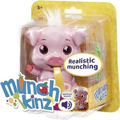 Munchkinz Interactive Pet Pig with 30+ Sounds and Movement, Multi-Colour