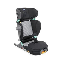 Chicco Fold & Go Air i-Size auto bērnu sēdeklītis 100-150 cm, Regulējams bērnu autokrēsliņš bērniem no apm. 3-12 gadi (apmēram 15-36 kg), salokāms un pārnēsājams, ar sānu aizsardzību, regulējams augstums