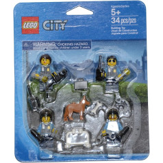 LEGO City policistu un suņu minifigūras aksesuārs no LEGO