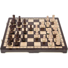 Chess – Chess & Chess Board 35 x 35 cm Wood Chess Set – Olympia