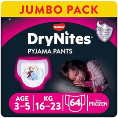 Huggies DryNites augstas absorbcijas pidžamas bikses/apakšveļa, zēniem, Jumbo mēneša komplekts 02156111 meitenēm