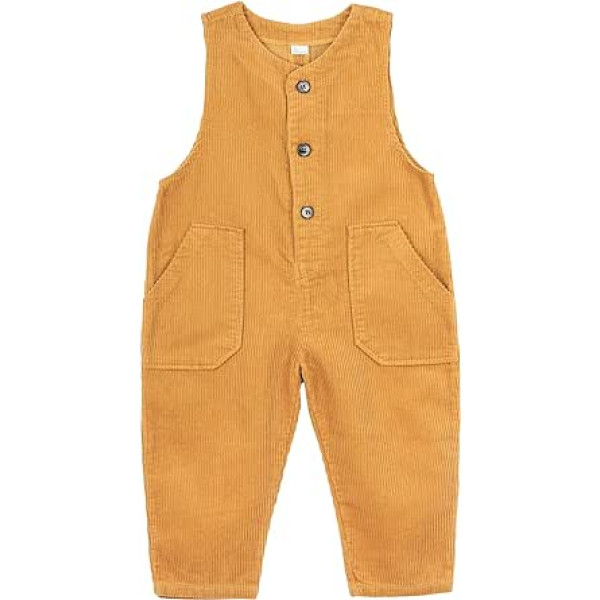 Camilife Baby Toddler Bērni Zēni Meitenes Velvets Kombinezons Dungarees Velveta Bikses Spēlētājs Romper Playsuit Vintage Retro Izmērs 80/86/92/98/104/110/116/122