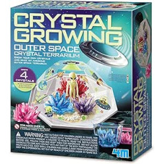 4M Crystal Growth | Space Crystal Terrarium | Grow Your Own Crystals | For Ages 10+