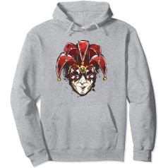 Venezianische Maske Verkleidung Fasching Karneval Hofnarr Pullover Hoodie