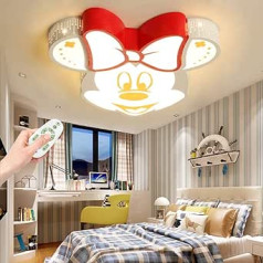 Ceiling Light LED Mickey Acrylic Lampshade Ceiling Lamp Boy Girl Baby Children Nursery Lamp 40 W Dimmable Remote Control Interior Lighting Living Room Children's Room Nursery Lamp Wall Light