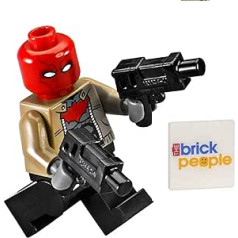 LEGO DC supervaroņi: Sarkangalves minifigūra ar divām pistolēm (76055)