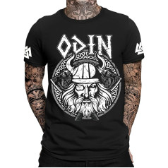 Odin Runen T-Shirt | Thor | Vikings T-Shirt | Ragnar | See You in Valhalla | Walhalla | Wodan | Viking | Men's T-Shirt