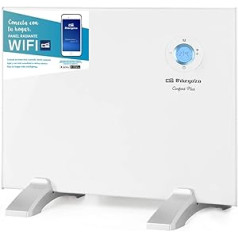 Orbegozo REW 500 digitālais WiFi ventilatora sildītājs 500 W LCD digitālais displejs programmējams bezvadu savienojums, izmantojot Orbegozo lietotni