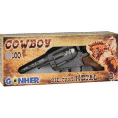 Metal gonher cowboy revolver