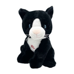 Emil cat mascot black with sound 20 cm