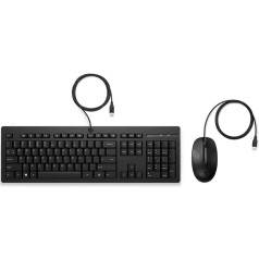 225 wired mouse and keyboard combo set 286j4aa