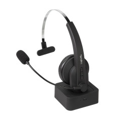 Bluetooth headset with microphone, charging station