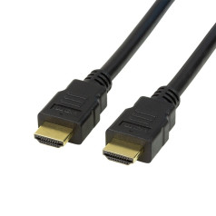 Īpaši ātrgaitas HDMI kabelis, 1m melns