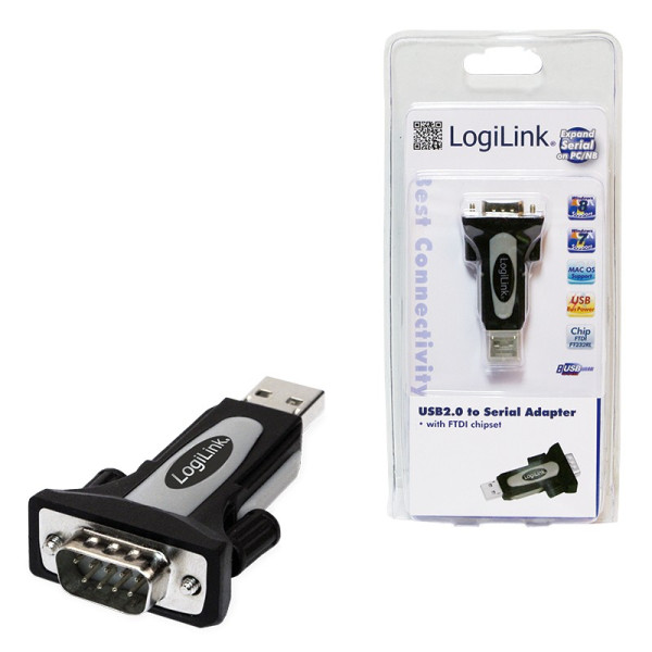 USB 2.0 uz seriālo portu adapteris