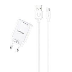 2.1A mains charger, microUSB cable