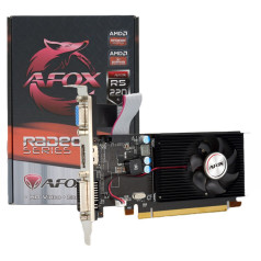 Afox radeon r5 220 1gb ddr3 64bit dvi hdmi vga lp afr5220-1024d3l5