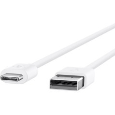 USB-c uz usb-a kabelis 2m balts