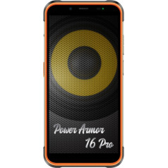 Viedtālruņa jaudas bruņas 16 pro 4/64gb ip68/ip69k 6900mah dualsim skaļrunis 122db oranžs