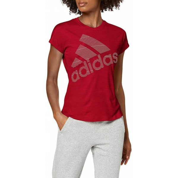 Adidas Ss Sport Logo Tee W Eb4493 / XS emblēma