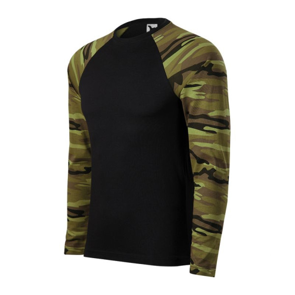 Malfini Camouflage LS M T-krekls MLI-16634 maskēšanās zaļš / 3XL