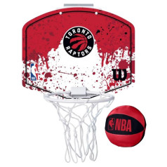 Мини-обруч Wilson NBA Team Toronto Raptors WTBA1302TOR, баскетбольный щит / один размер