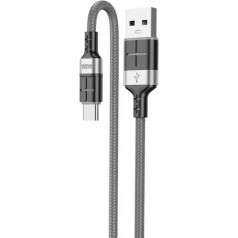 Kaku SIGA KSC-696 USB-A -> USB-C lādēšanas kabelis 18W | 120 cm pelēks