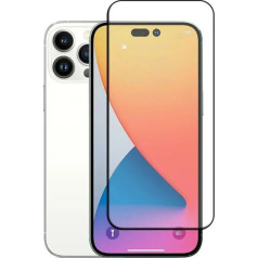 Fusion 5D glass aizsargstikls pilnam ekrānam Apple iPhone 14 Pro melns