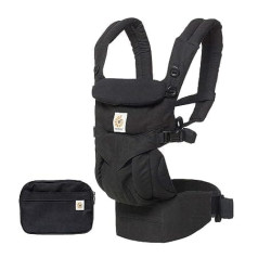 Ergobaby Omni 360 Baby Carrier 4 Positions Back Carrier (Pure Black)