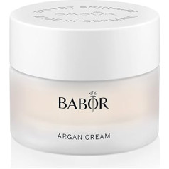 BABOR Classics argana krēms, bagātīgs sejas krēms sausai ādai, ar argana eļļu un vitamīnu E, vegānu formula, bez alkohola, 50 ml