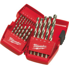 HSS-G Thunderweb metal drill bits 19pcs 1-10mm 4932352374 milwaukee