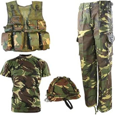 Kombat UK Kinder DPM No1 Armee Combo komplekts 9-10 Jahre Camouflage