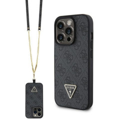 Guess Crossbody 4G Metal Logo Back Case for Apple iPhone 15 Pro Max