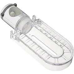 GROHE Relexa Plus — Seifenschale (caurspīdīgs, plexiglas, geeignet für Brausestangen 28620000/28621000, leichte Reinigung), hroms, ‎28631000