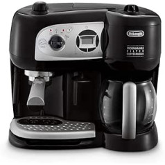 De'Longhi BCO264.1 Espressomaschine un Kaffeemaschine in einem, mit Pumpe, Schwarz, 38 x 24 x 35 cm