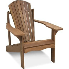 Furinno Tioman Outdoor Chair in Teak Oil, Wood, Natural, 89.92 x 76.45 x 89.41 cm