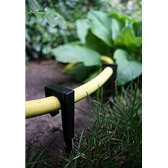 Generisch Hose Anchor for Hoses up to 22 mm and Micro Drip 1/2 and 3/16 Inch Ground Anchor Hose Holder Pipe Holder Anchor Drip Hose Pearl Hose Garden Hose Hose