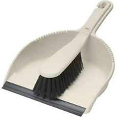 Addis Cream Linen Dustpan and Brush