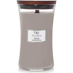 Woodwick oblong scented candle with crackling wick