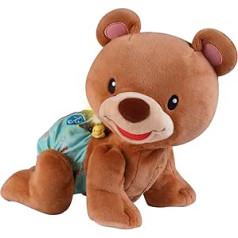 VTech Baby Crawling with Me Bear — interaktīvas plīša rotaļlietas rāpo, skaita, runā un dzied — bērniem vecumā no 9 līdz 36 mēn.