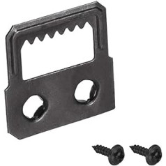 sourcing map Picture Hangers 27mm x 27mm Double Hole with Screws for Hanging Pack of 20